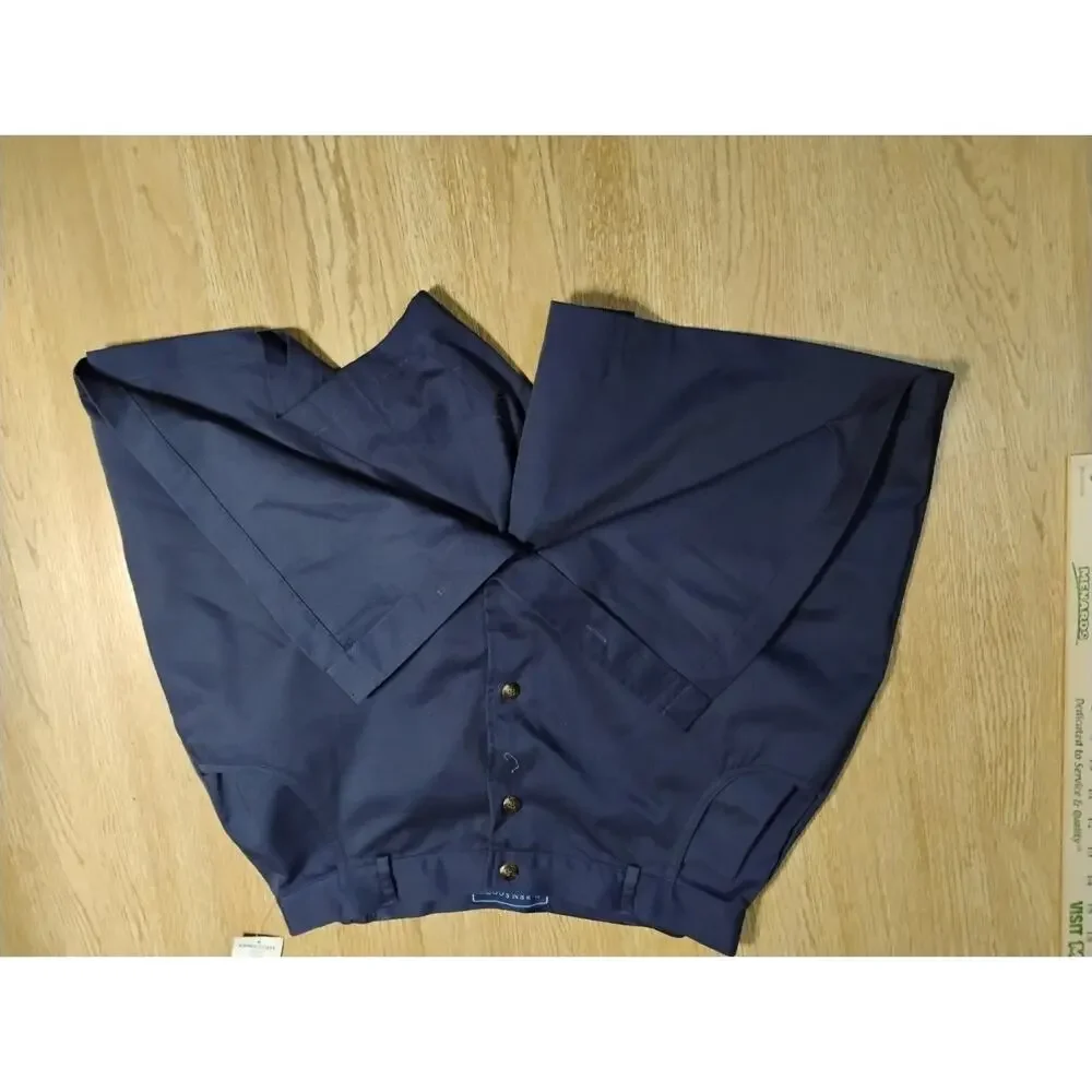 Karen & Scott A-Line Skort Womens 1 Navy Blue Cotton Stretch Lined Preppy